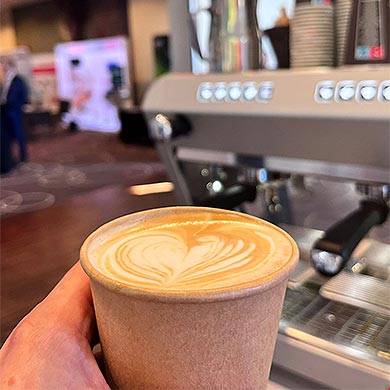 Barista na targi - Kawa na targi