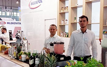 Kawa na targi dla Mlekpol. Polagra